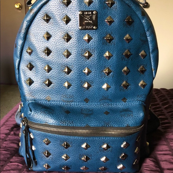 MCM Vintage Studded Stark Backpack - Picture 2 of 6